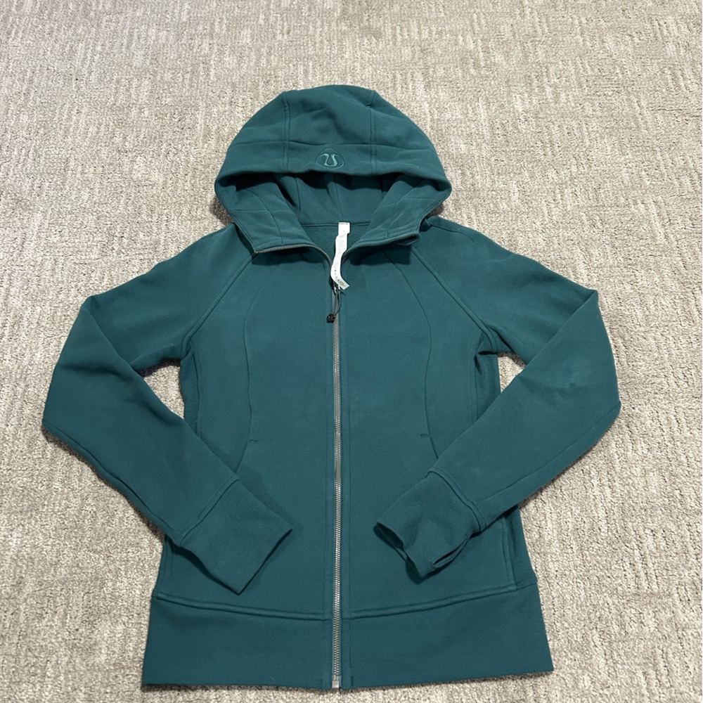 Lululemon Teal Hooded Full-Zip